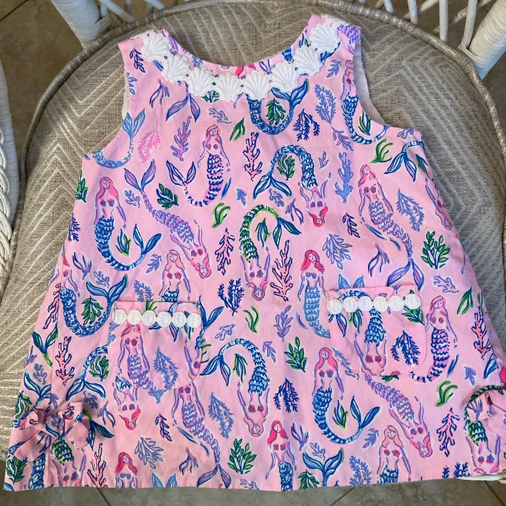 12-18 months Lilly Pulitzer toddler dress and matching bloomers, pink